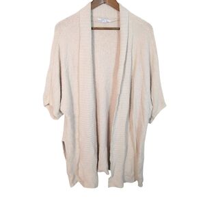 O'Neill Beige Creme Chunky Open Front Long Sleeve Oversized Cardigan Sweater